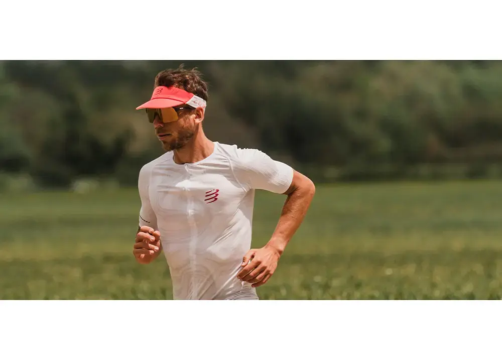 Compressport Pro Racing Visor Cap Fluo Rood