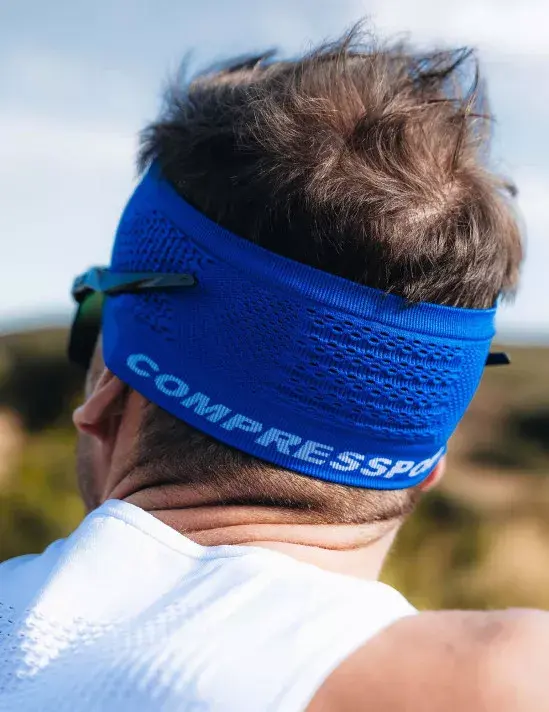 Compressport On/Off Headband Blauw