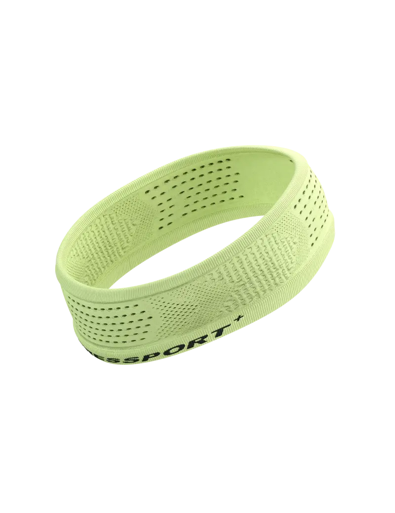 Compressport Thin Headband On/Off Groen/Geel