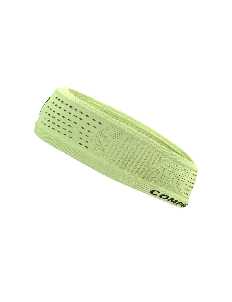 Compressport Thin Headband On/Off Groen/Geel