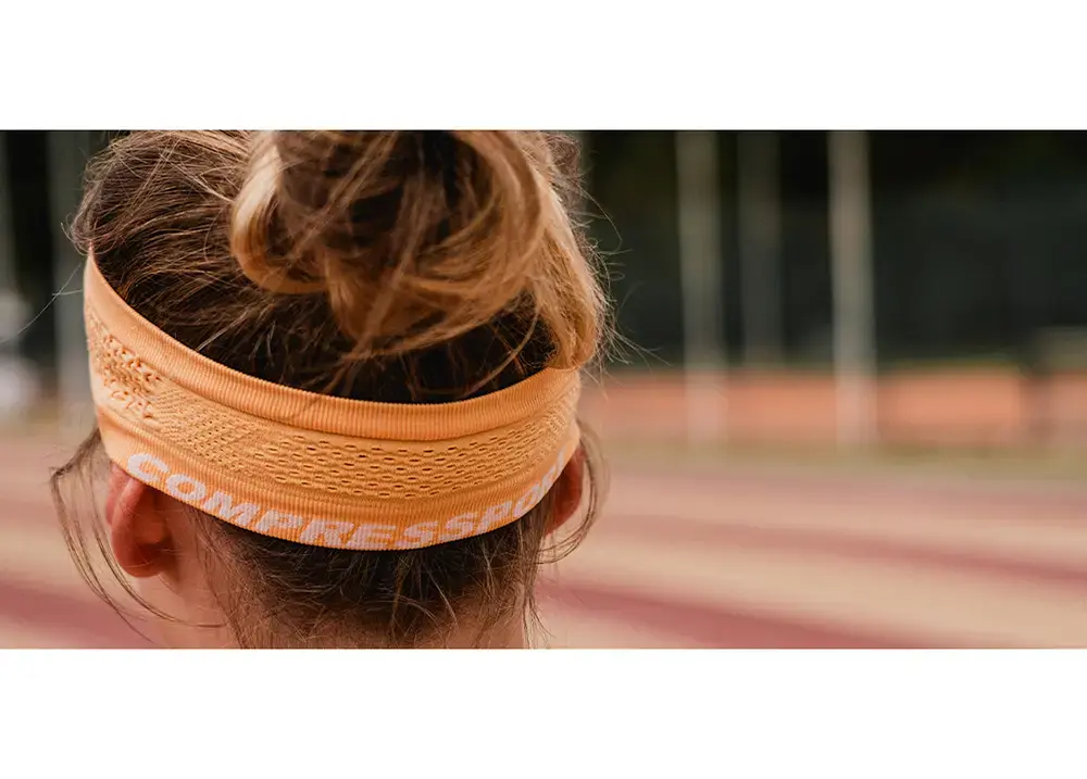 Compressport Thin Headband On/Off Groen/Geel