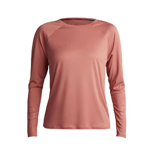 Röhnisch Active Logo Hardloopshirt Lange Mouwen Roze Dames