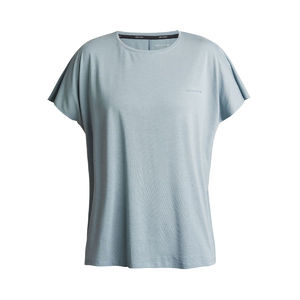 Röhnisch Split Back Hardloopshirt Korte Mouwen Blauw Dames