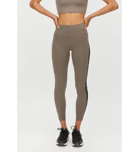 Röhnisch Kay Premium High Waist Hardloopbroek Lang Bruin Dames