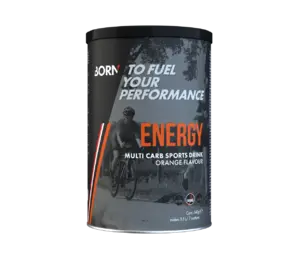 BORN ENERGY Multi Carbo Sportdrank Sinaasappel 540 gram