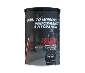 BORN ISO Pro Red Fruit /Pomegranate Energiedrank Poeder 400 gr