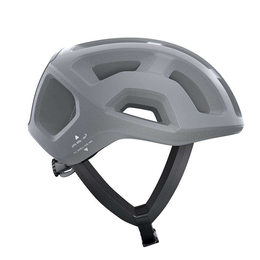 POC Ventral Lite Race Fietshelm Mat Grijs