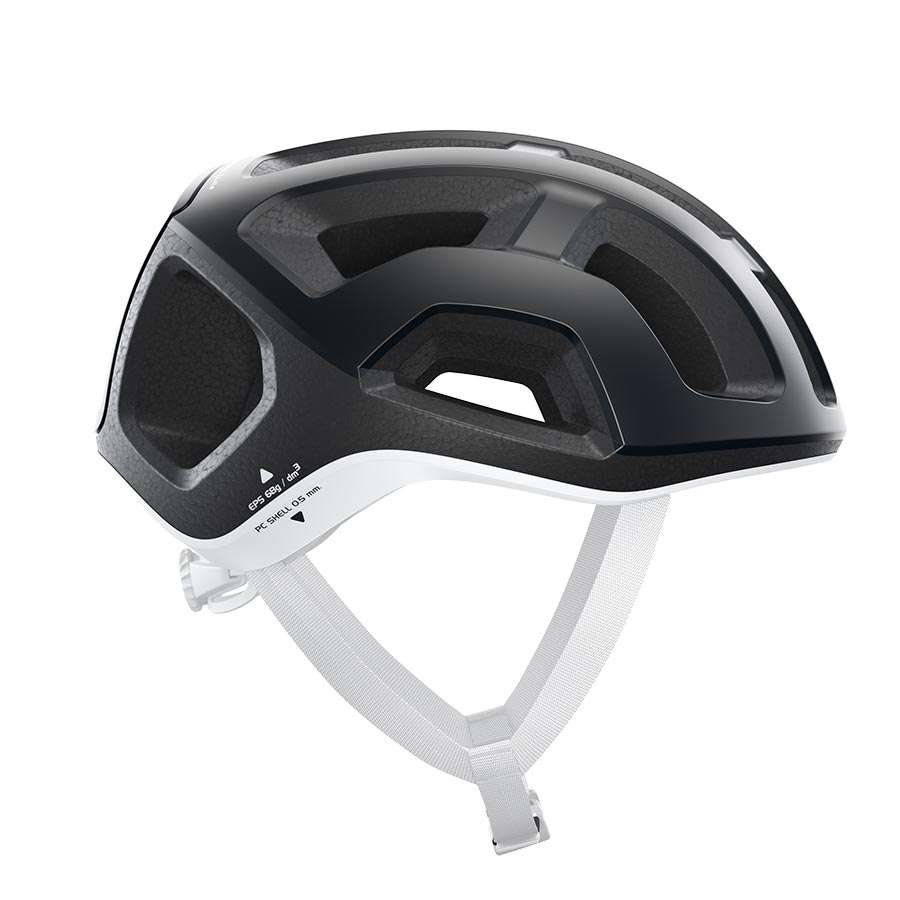 POC Ventral Lite Race Fietshelm Mat Zwart/Wit