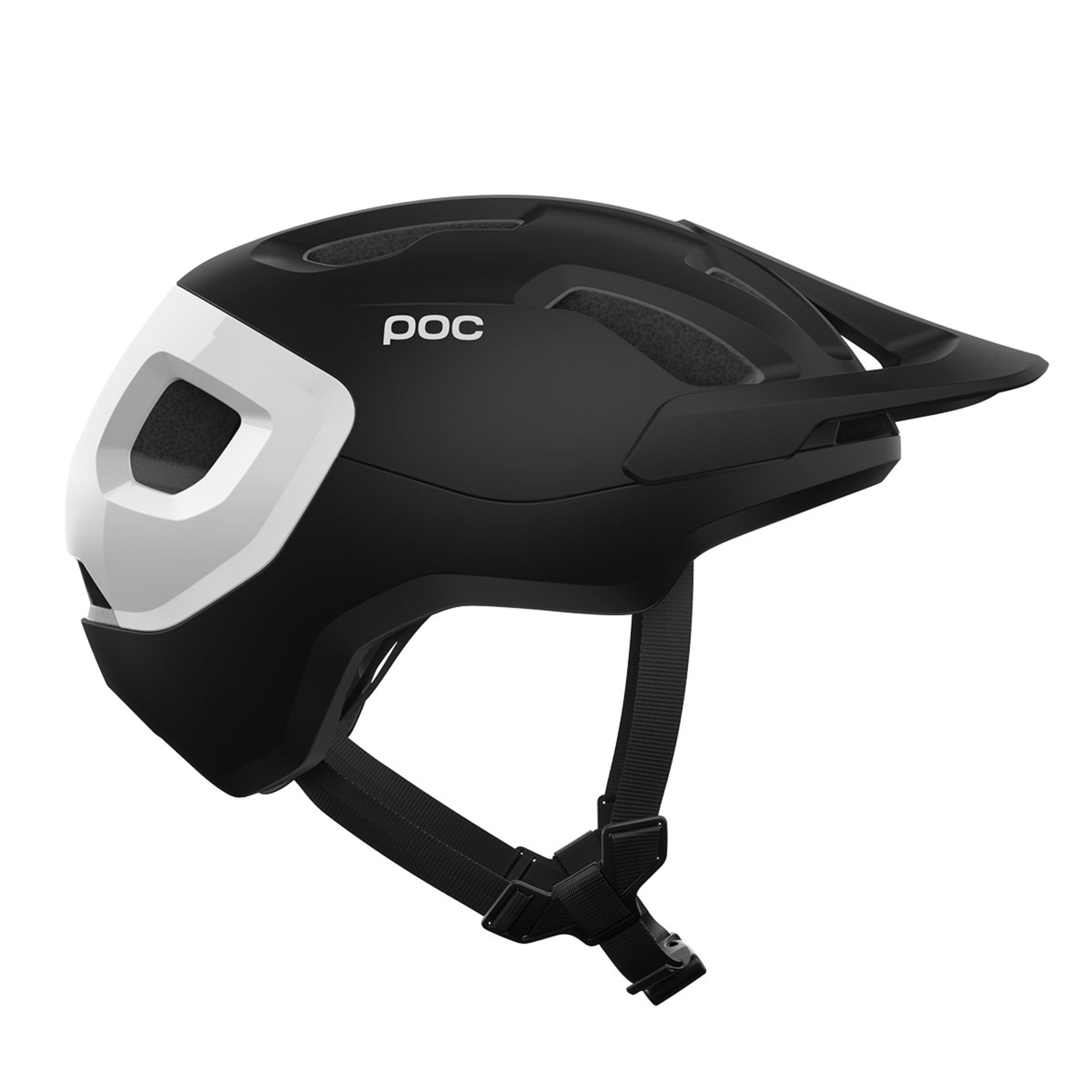 POC Axion Race MIPS MTB Fietshelm Zwart/Wit