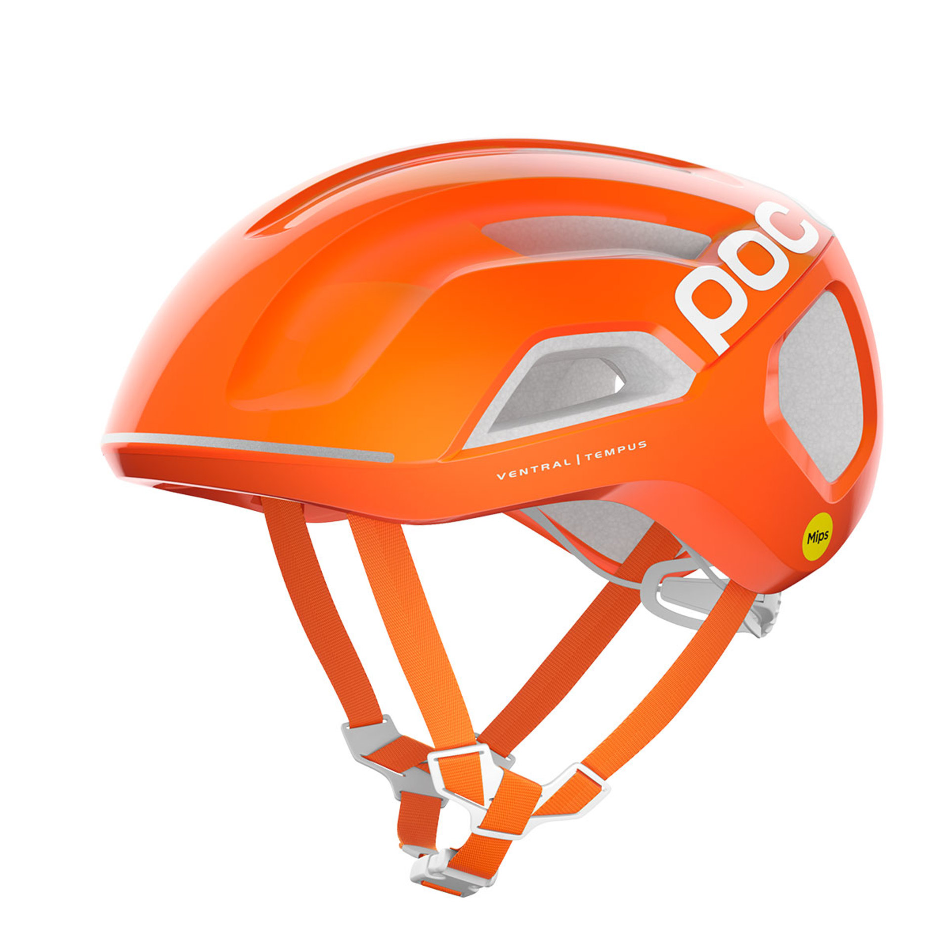 POC Ventral Tempus MIPS Race Fietshelm Oranje