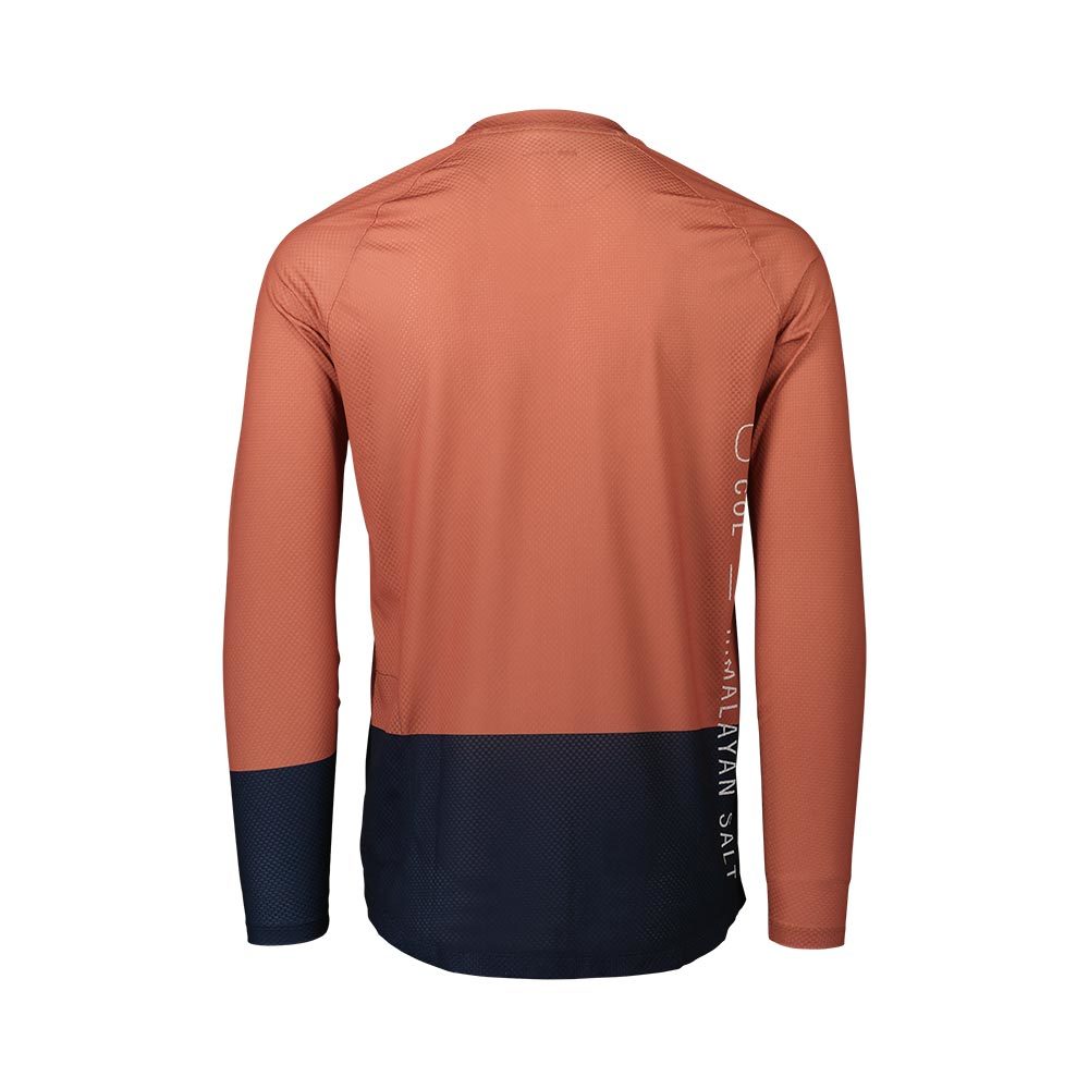 POC Pure MTB Fietsshirt Lange Mouwen Bruin/Navy Blauw Heren