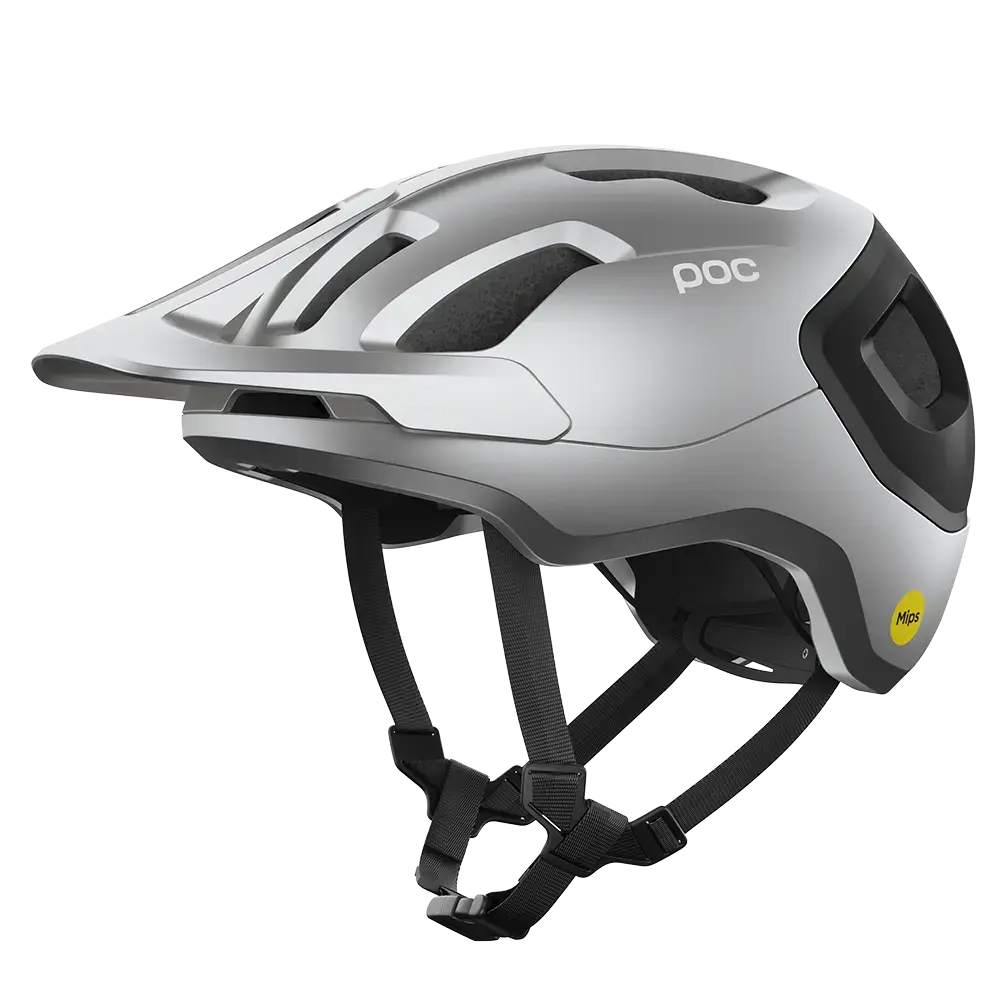 POC Axion Race MIPS MTB Fietshelm Zwart/Mat Zilver