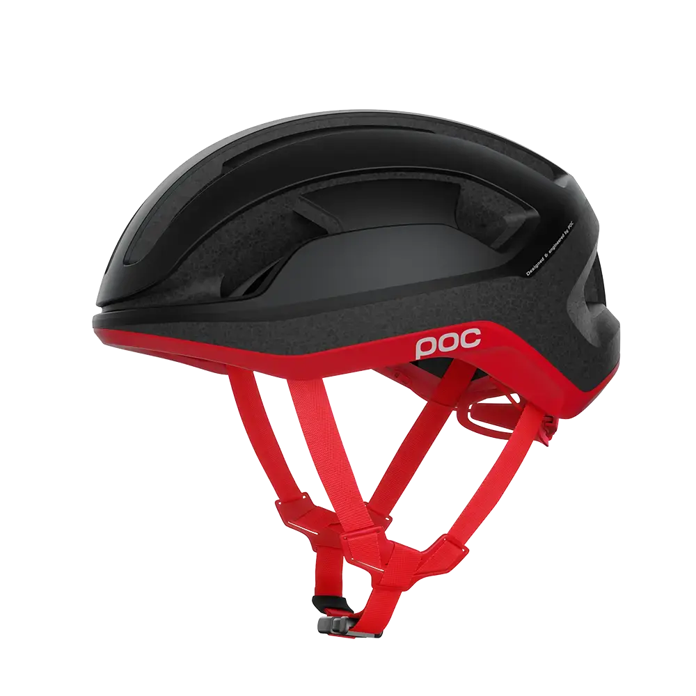 POC Omne Lite Race Fietshelm Zwart/Rood