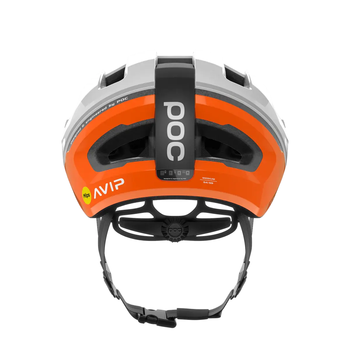 POC Omne Beacon MIPS Race Fietshelm Oranje/Wit