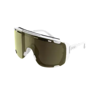 POC Devour Glacial Sport Zonnebril Wit met Universal Lens Goud