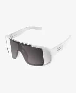 POC Aspire Wide Fit Sport Zonnebril Wit met Road Lens Zilver