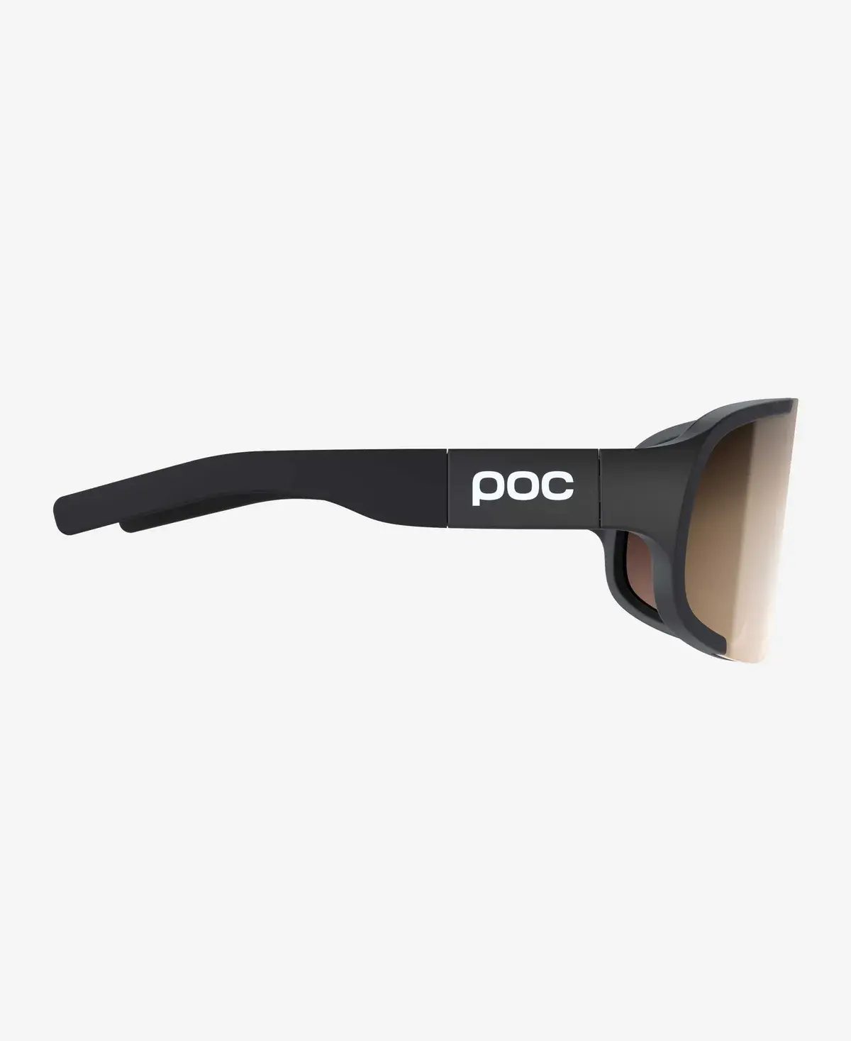 POC Aspire Wide Fit Sport Zonnebril Zwart met Trail Lens Zilver