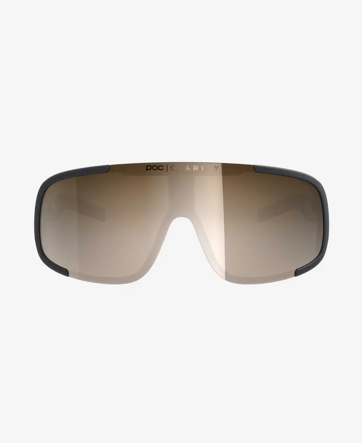 POC Aspire Wide Fit Sport Zonnebril Zwart met Trail Lens Zilver