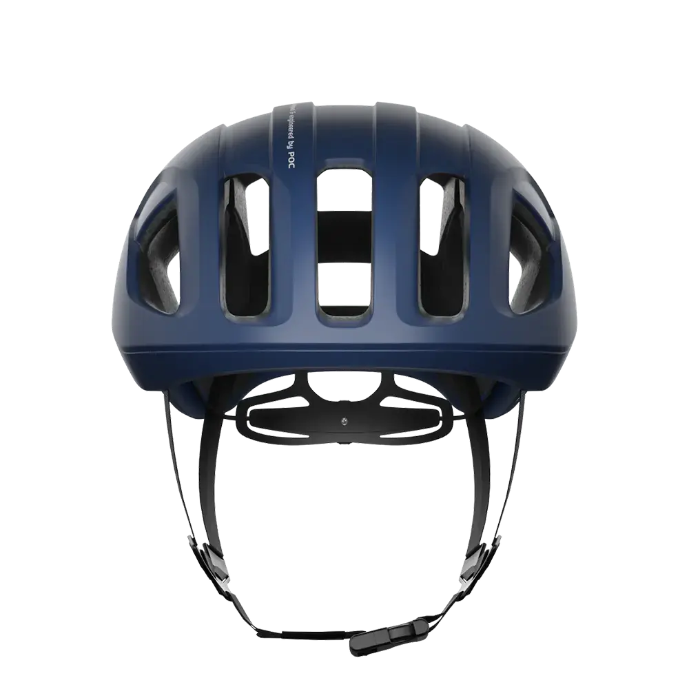 POC Ventral MIPS Race Fietshelm Mat Blauw/Wit