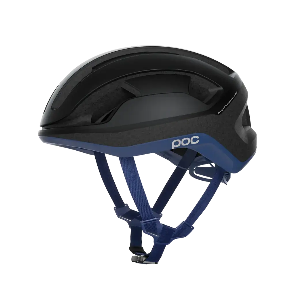 POC Omne Lite Race Fietshelm Zwart/Mat Blauw