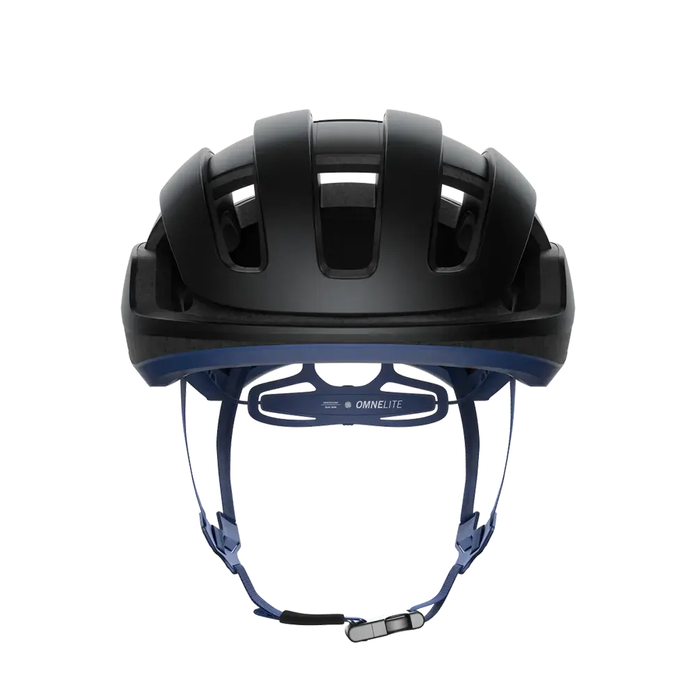 POC Omne Lite Race Fietshelm Zwart/Mat Blauw
