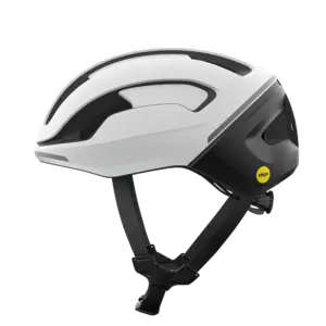 POC Omne Beacon MIPS Race Fietshelm Mat Wit/Mat Zwart