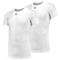 FUTURUM PROFORMANCE Base Layer 2 Pack Short Sleeve White
