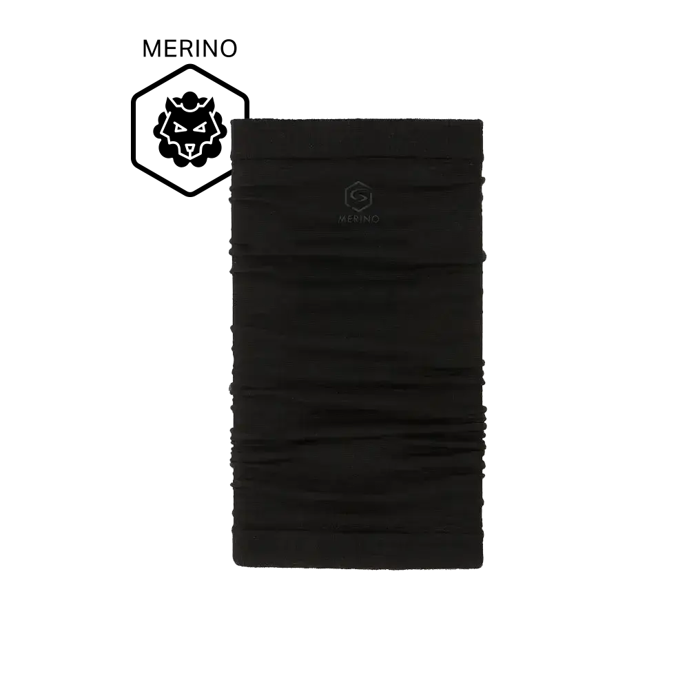 FUTURUM 4 SEASONS Neck Warmer Merino Black