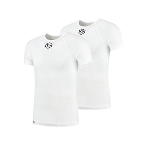 FUTURUM Xtra Cool Recycled Ondershirt Korte Mouwen Wit 2-Pack