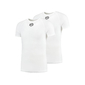 FUTURUM Recycled Ondershirt Korte Mouwen Wit Heren 2-Pack