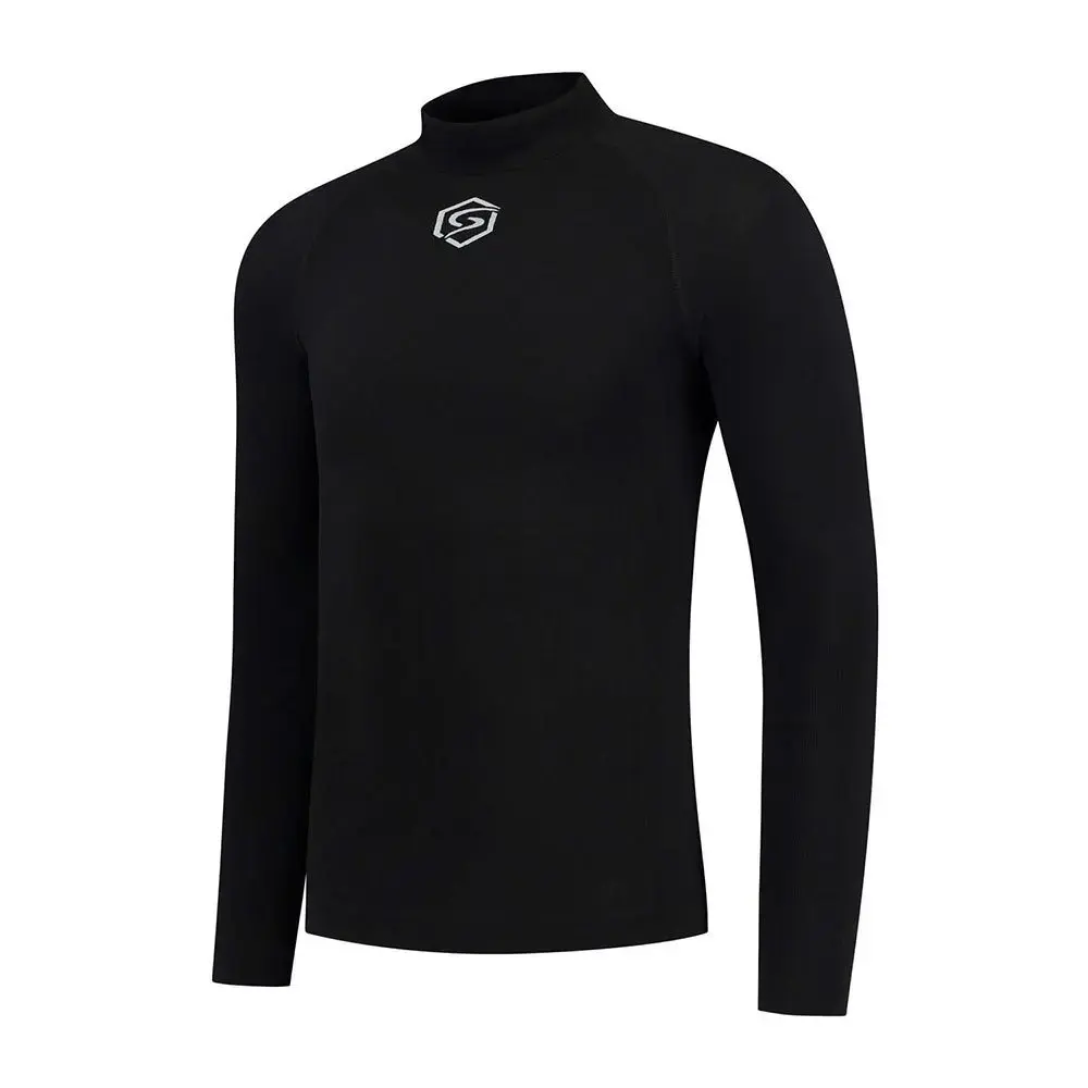 FUTURUM Recycled Thermoshirt Lange Mouwen Zwart Heren