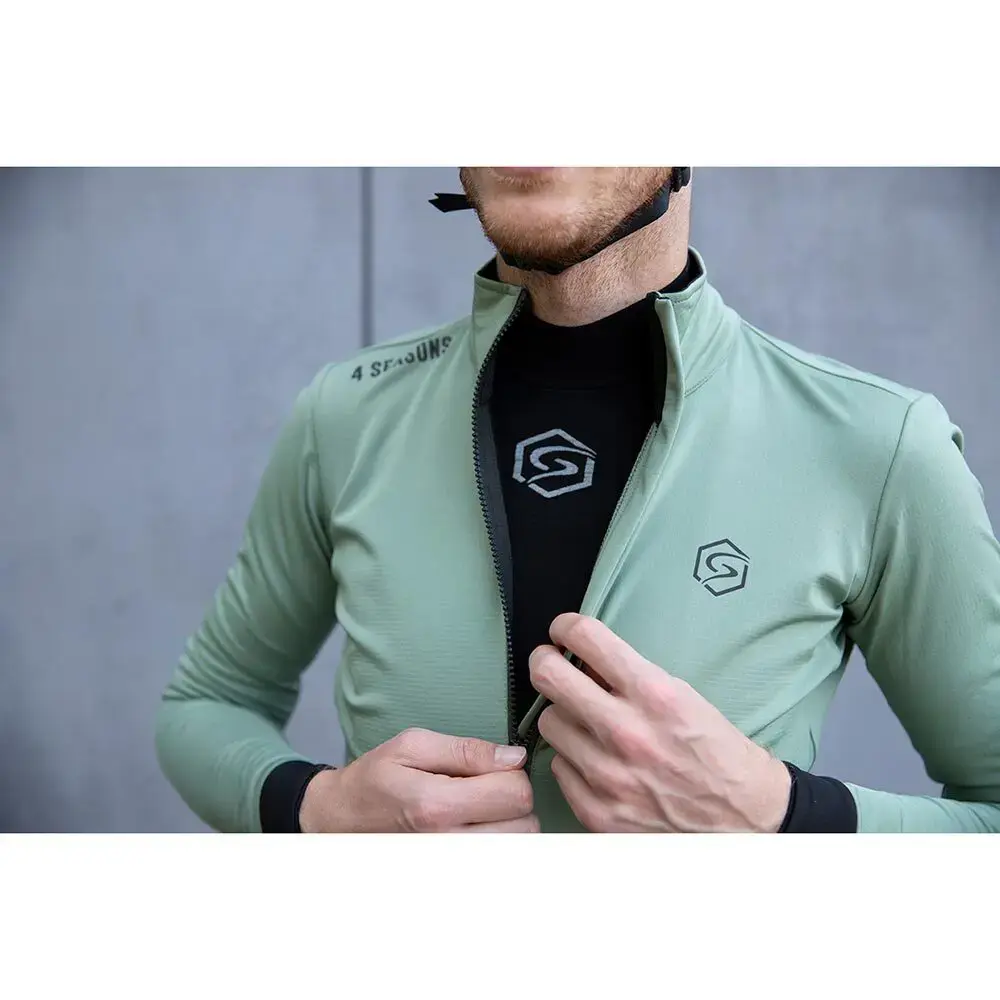 FUTURUM Recycled Thermoshirt Lange Mouwen Zwart Heren