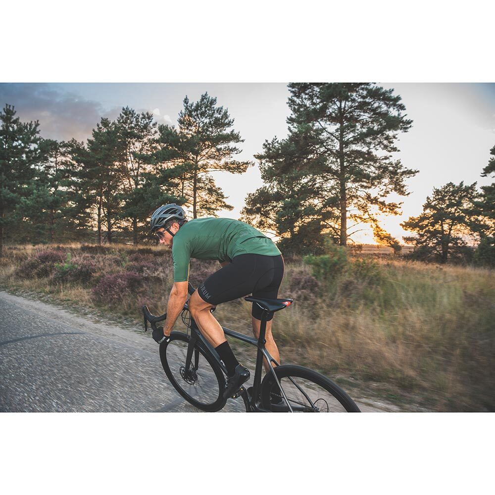 FUTURUM JONA II Merino Fietsbroek Thermo Kort Zwart Heren