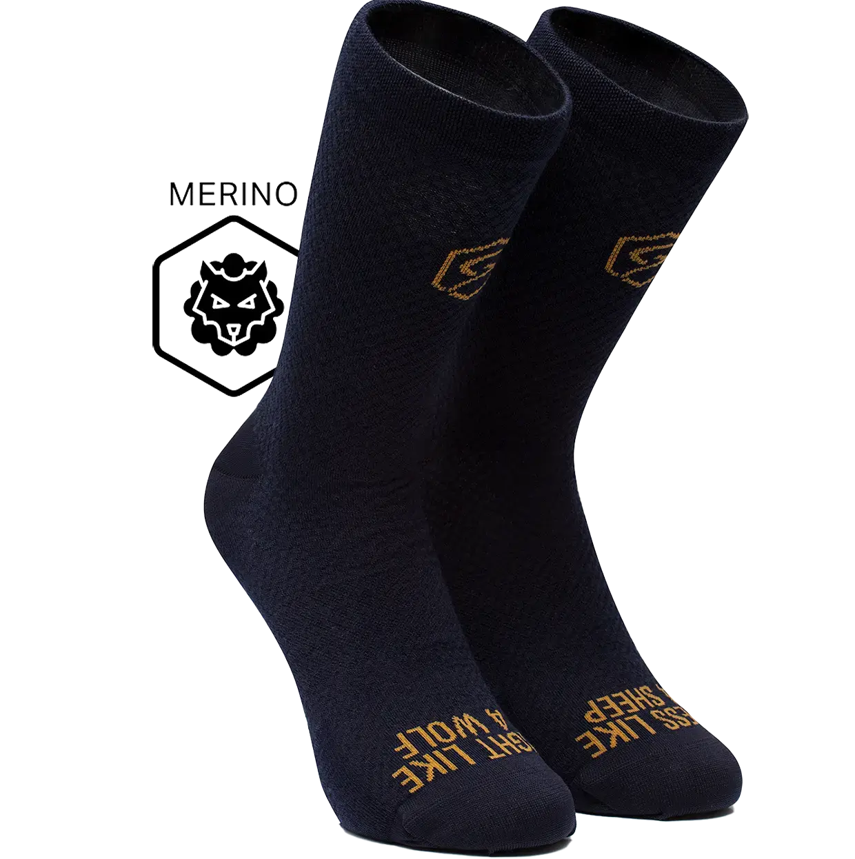 FUTURUM XTRA COOL Merino Fietssokken Donkerblauw
