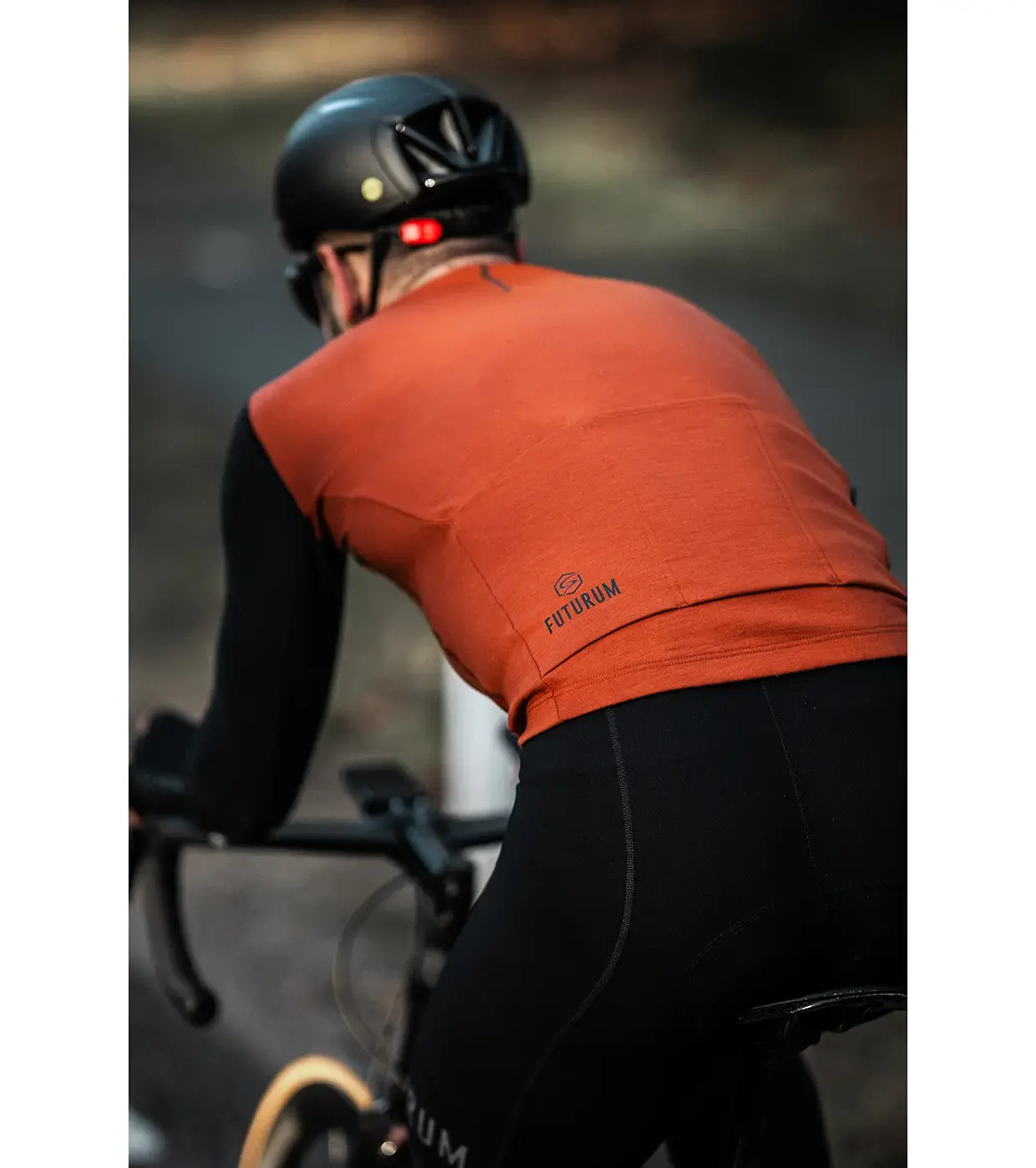 FUTURUM JORIS PRO Merino Fietsshirt Lange Mouwen Oranje Heren
