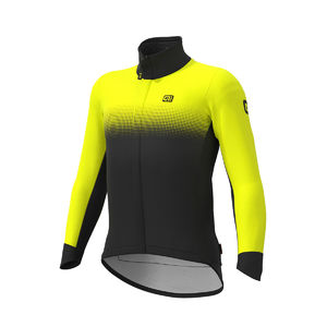 Ale PR-S Gradient Fietsjack Fluo Geel/Zwart Heren