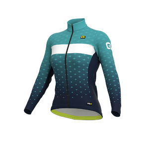 Ale PR-R Stars Fietsshirt Lange Mouwen Blauw Dames