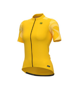 Ale R-EV1 Artika Fietsshirt Korte Mouwen Geel Dames