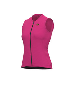 Ale Solid Color Block Fietsshirt Zonder Mouwen Roze Dames