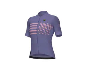 Ale PR-E Play Fietsshirt Korte Mouwen Paars/Roze Dames