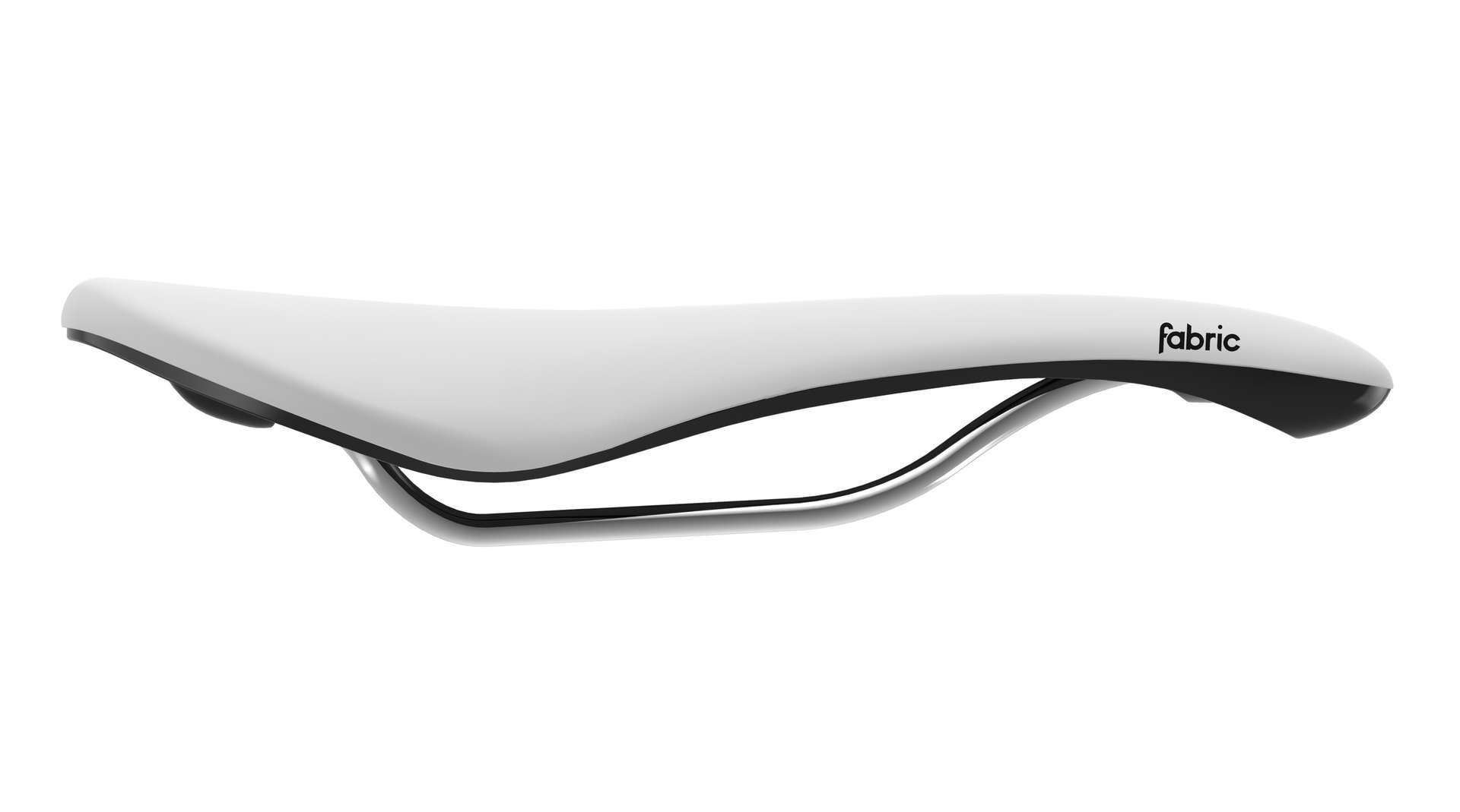 Fabric Scoop Shallow Elite Zadel Wit/Zwart