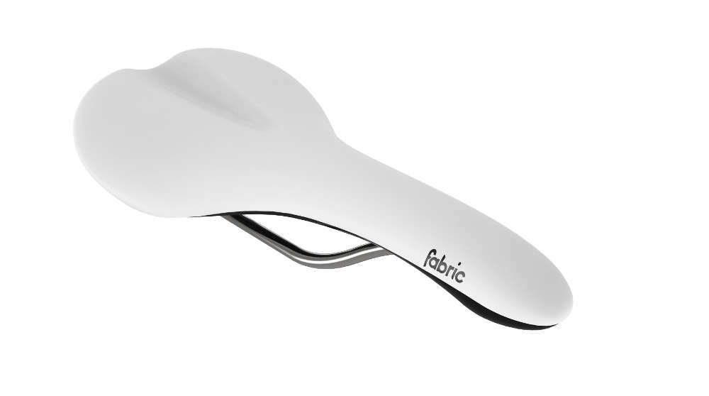Fabric Scoop Shallow Elite Zadel Wit/Zwart