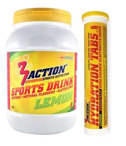 3Action Energy Mix Lemon 1 kg + Hydration Tabs Lemon