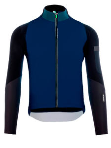 Q36.5 Hybrid Que Fietsshirt Lange Mouwen Donkerblauw Heren 