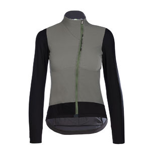 Q36.5 Hybrid Fietsjack Olijfgroen Dames