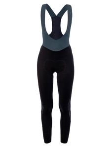 Q36.5 Long Salopette L1 Fietsbroek Lang Zwart Dames