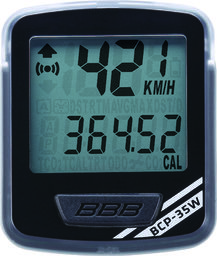 BBB Cycling NanoBoard 11-functies BCP-35W Fietscomputer Zwart/Zilver