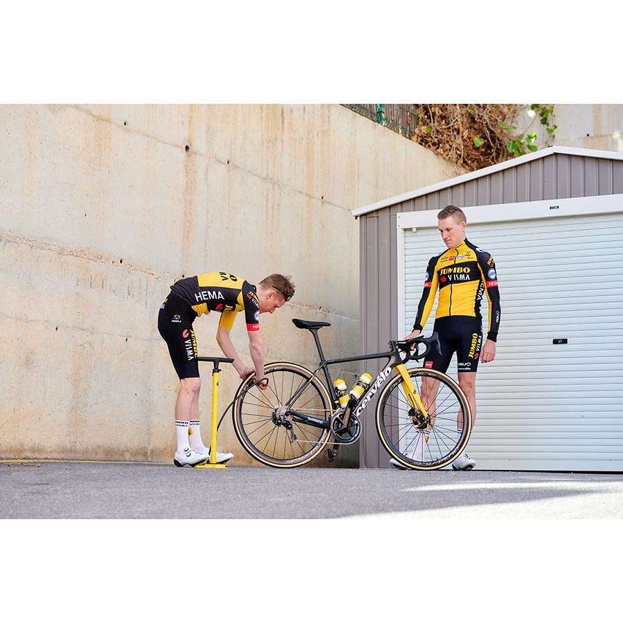 BBB Cycling Airsteel BFP-27 Fietspomp Geel