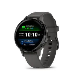 Tweedekans Garmin Venu 3S Wi-Fi GPS Sporthorloge Donkergrijs