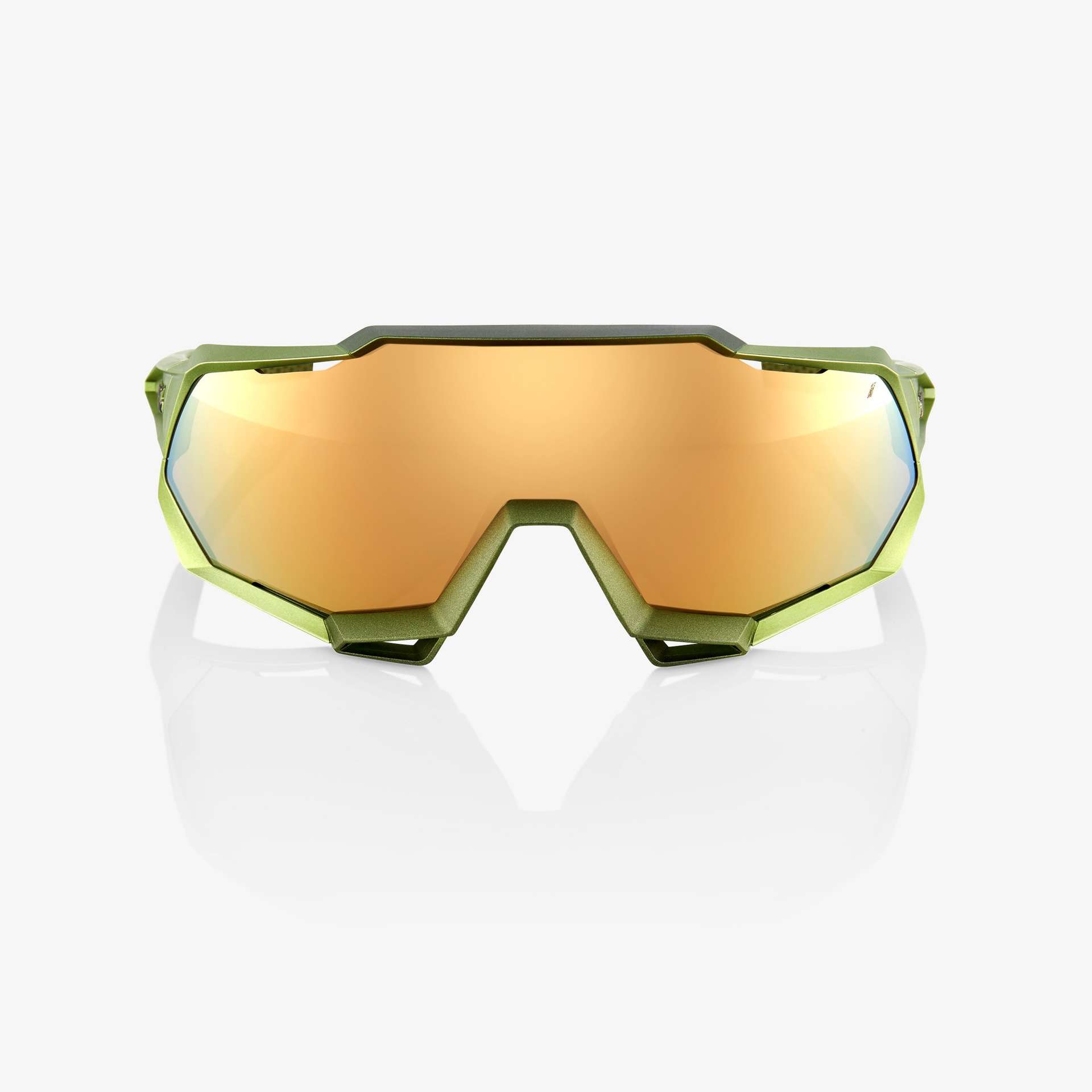 100% Speedtrap Sport Zonnebril Mat Metallic Viperidae met Bronze Multilayer
